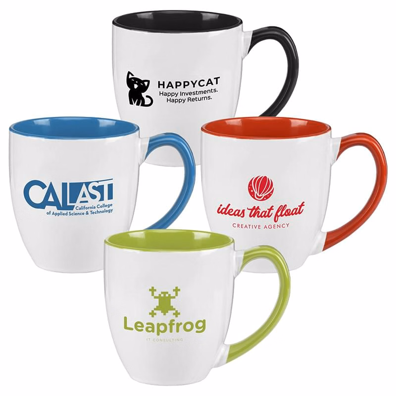 16 oz Two-Tone Ceramic Bistro Mug