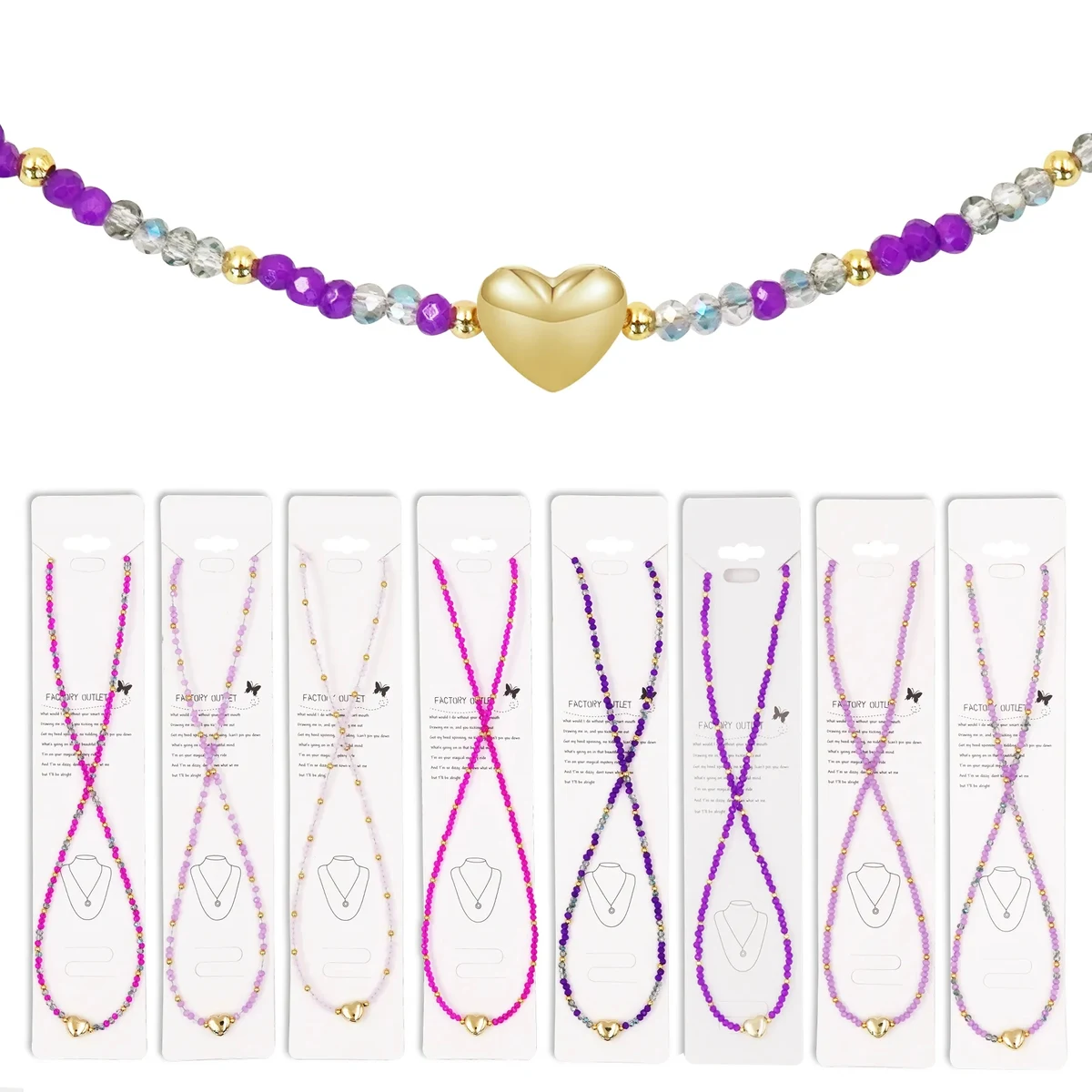 Crystal Beaded Necklace 1