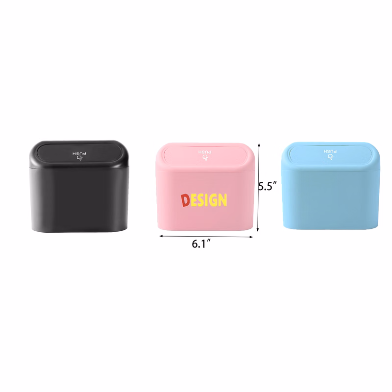 Car Side-Mounted Mini Trash Can