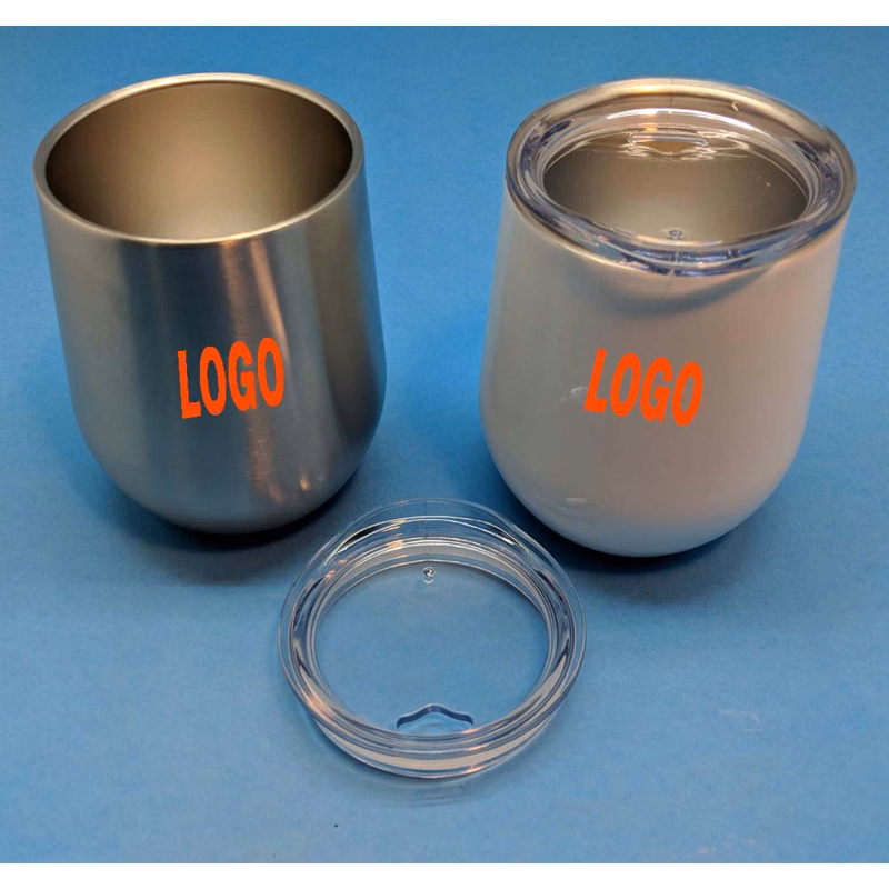 12 OZ Double Wall Stainless Steel Wine Tumbler.