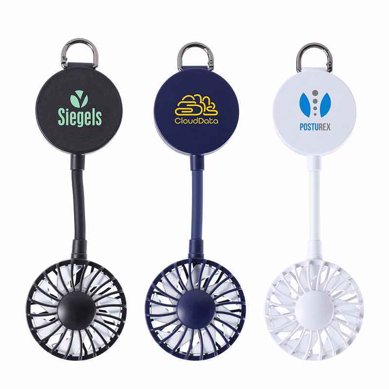 Cool Clip Rechargeable Portable Fan with Magnet Base