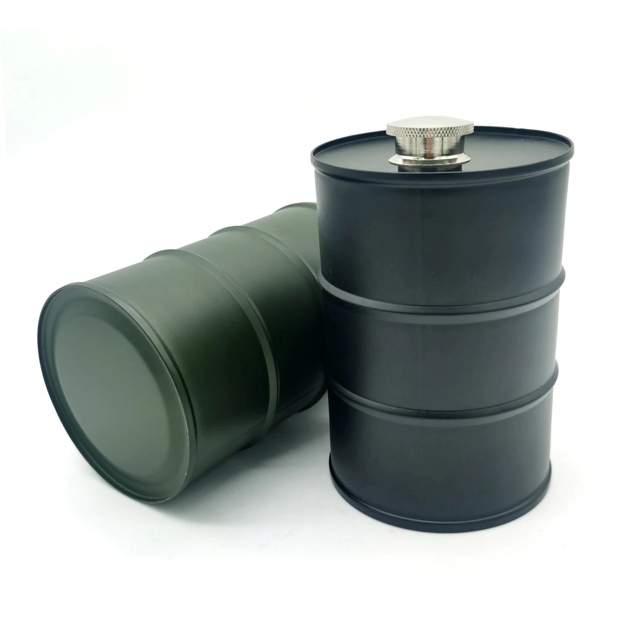 25oz Oil Barrel Flask 1