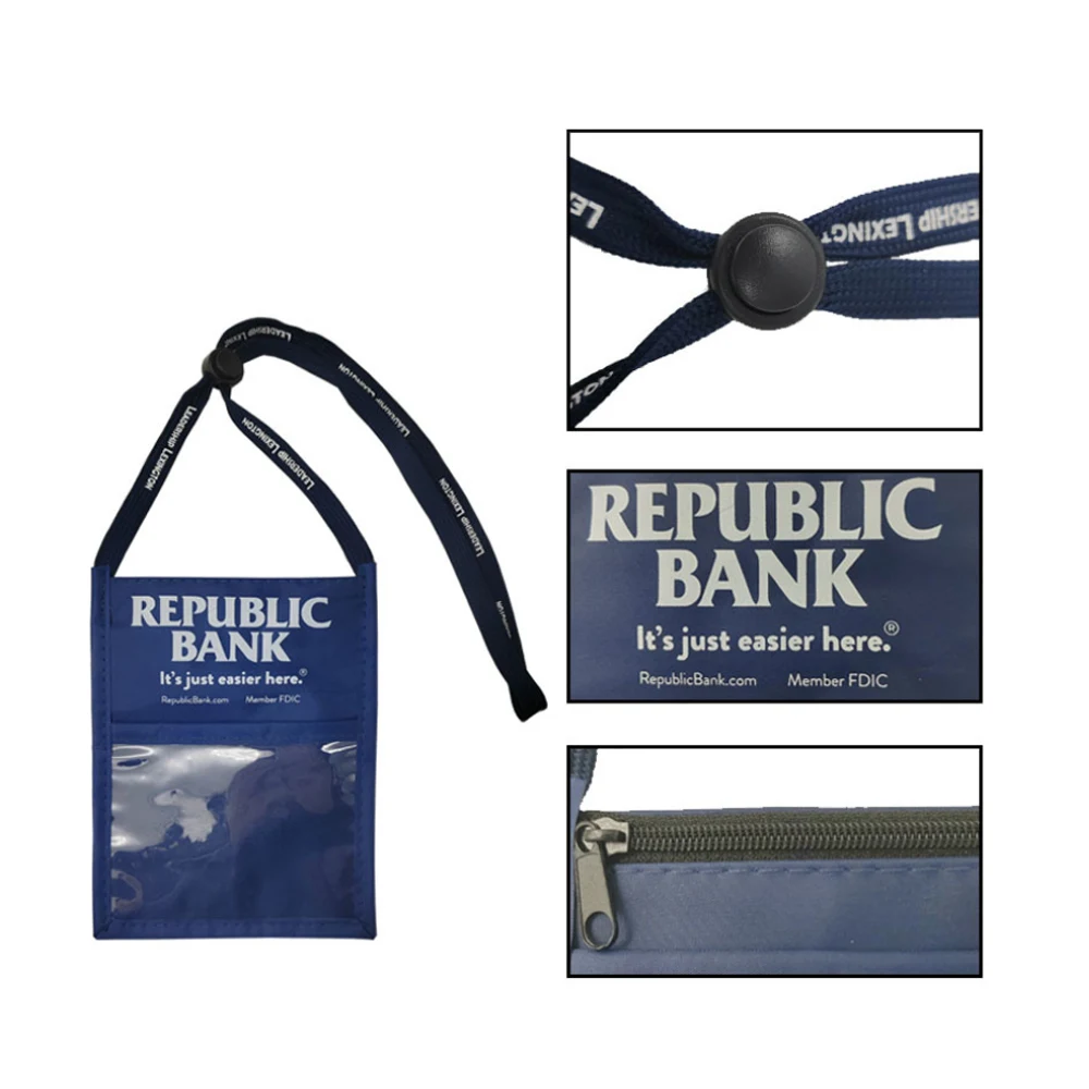 PVC ID Card Neck Lanyard Holder 1