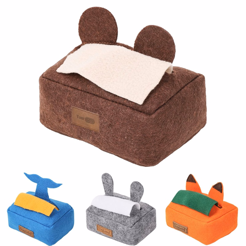 Polyester Hide and Seek Puzzle Plush Burrow Dog Toys