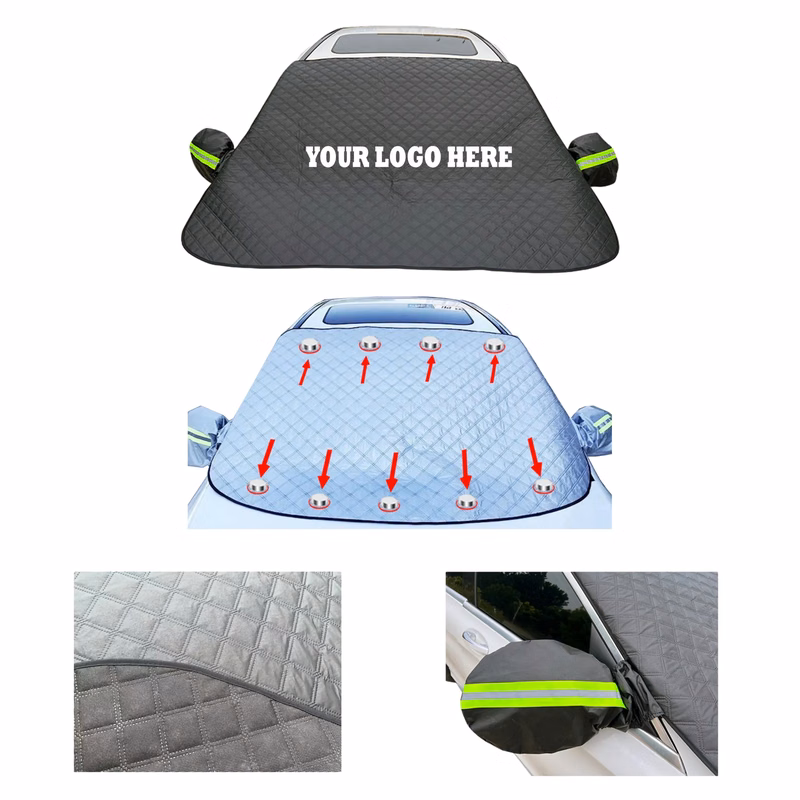 Snow Shield On Front Windshield Of Car Sun Visor MOQ 50Pcs