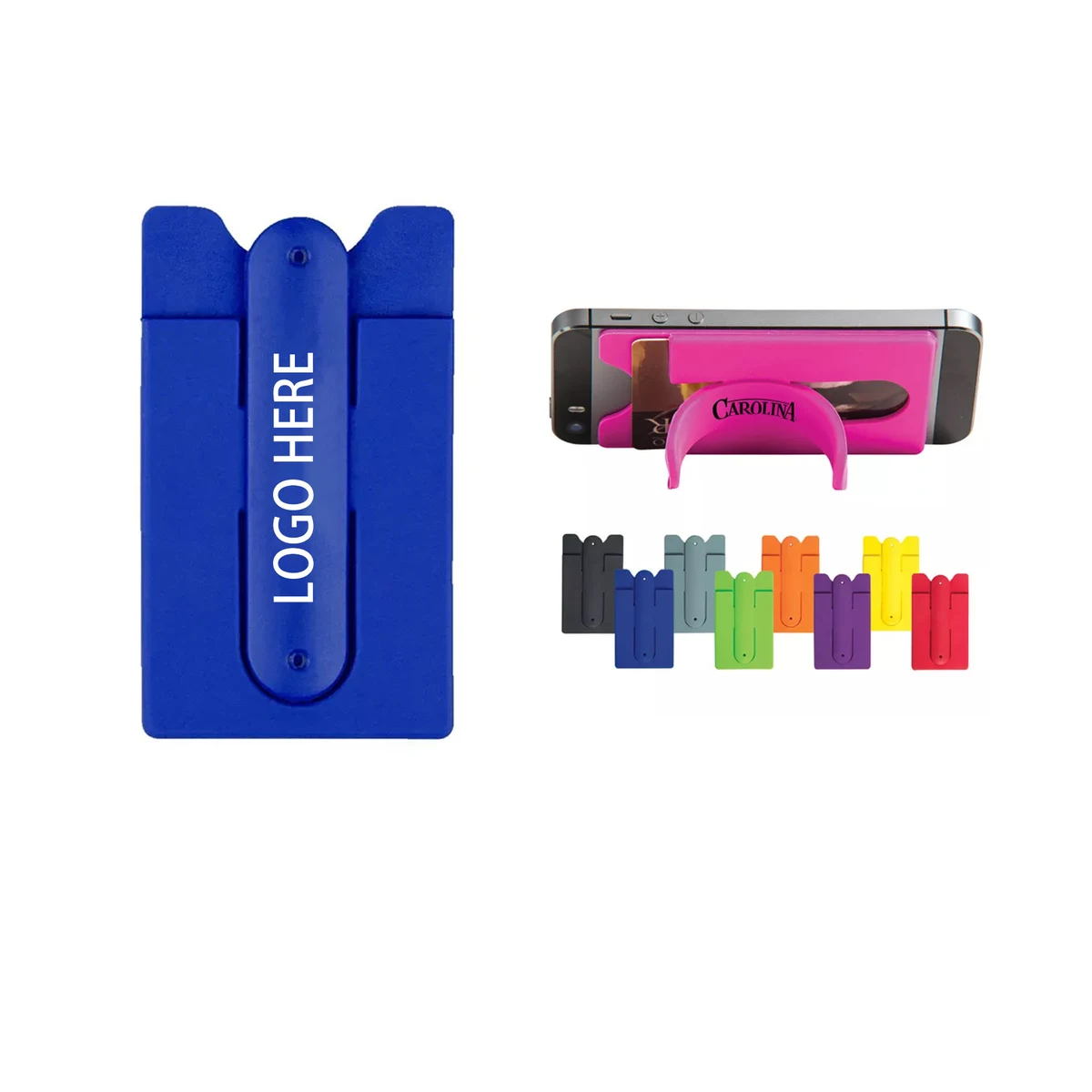 Silicone Card Holder For Mobile Phone 1