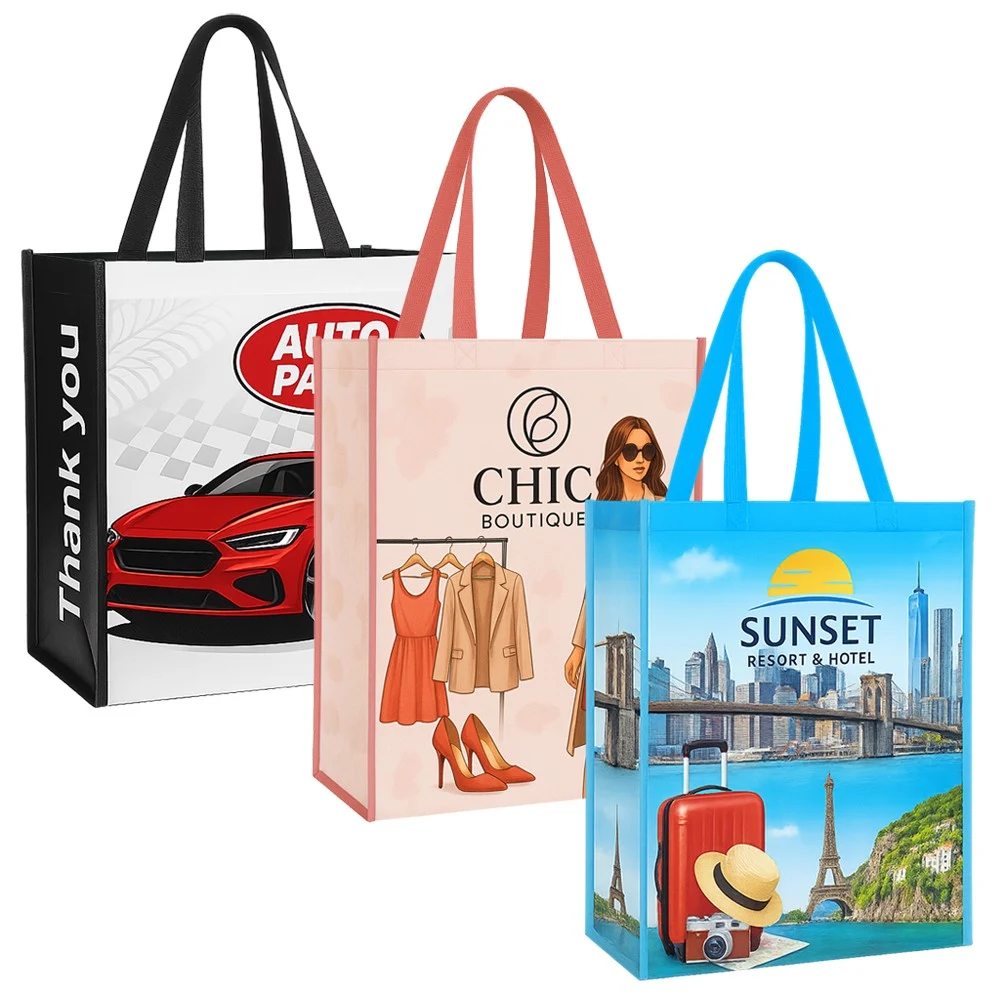 Full Color Tote Bag - UV Printed - 12X10X4 1