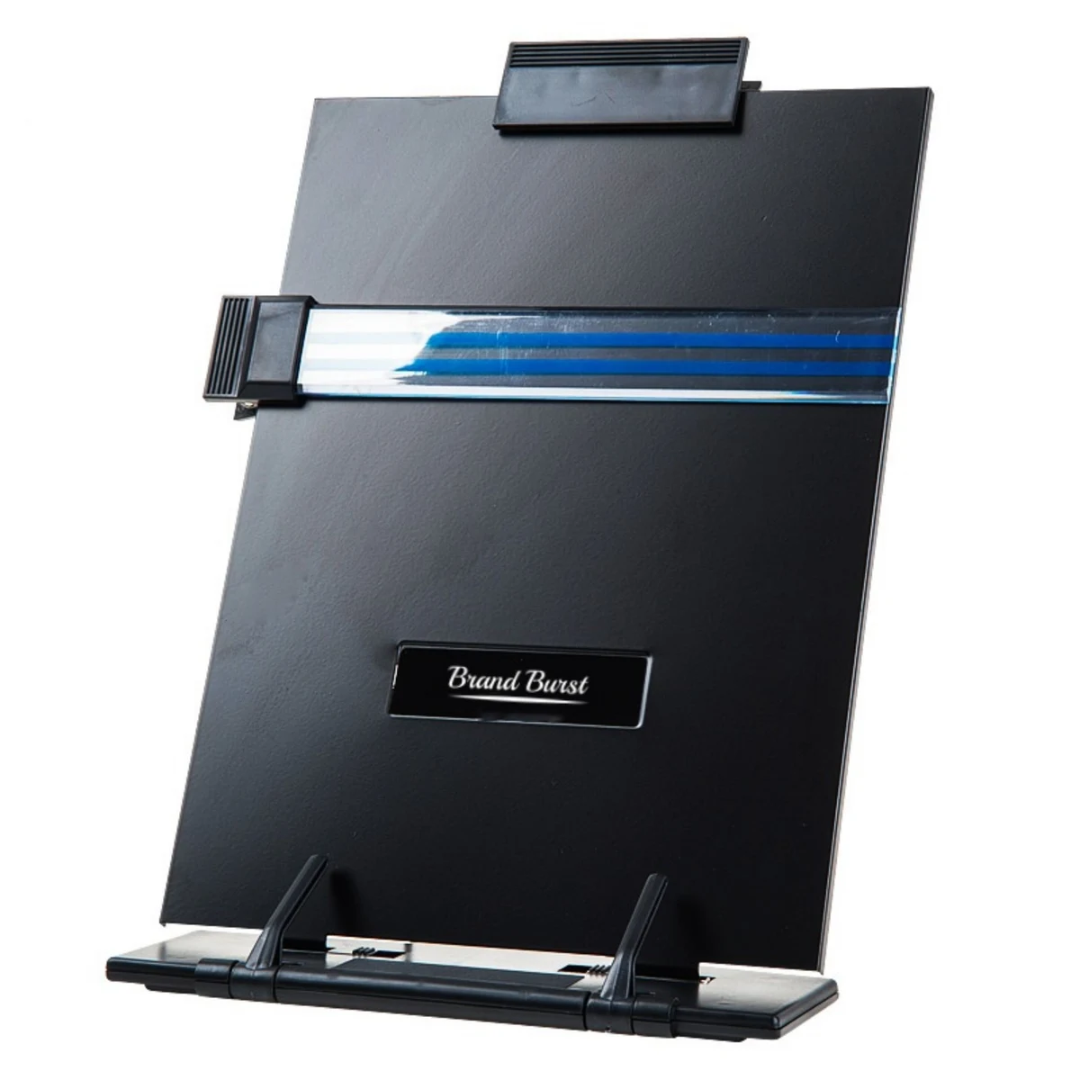 Desktop Document Holder With Adjustable Clip And Line Guide 1