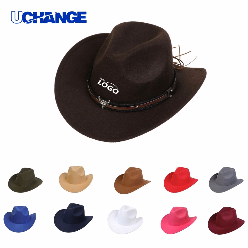 Retro Wool Felt Cowboy Jazz Hat