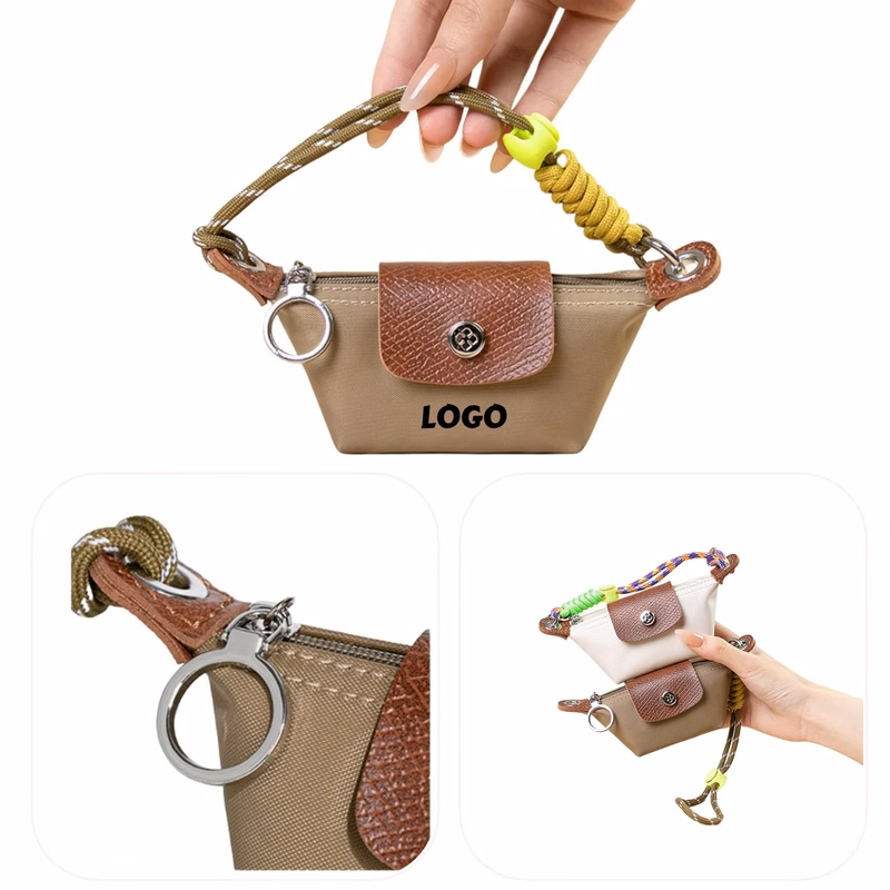 Nylon Mini Dumpling Bag Coin Purse Pouch