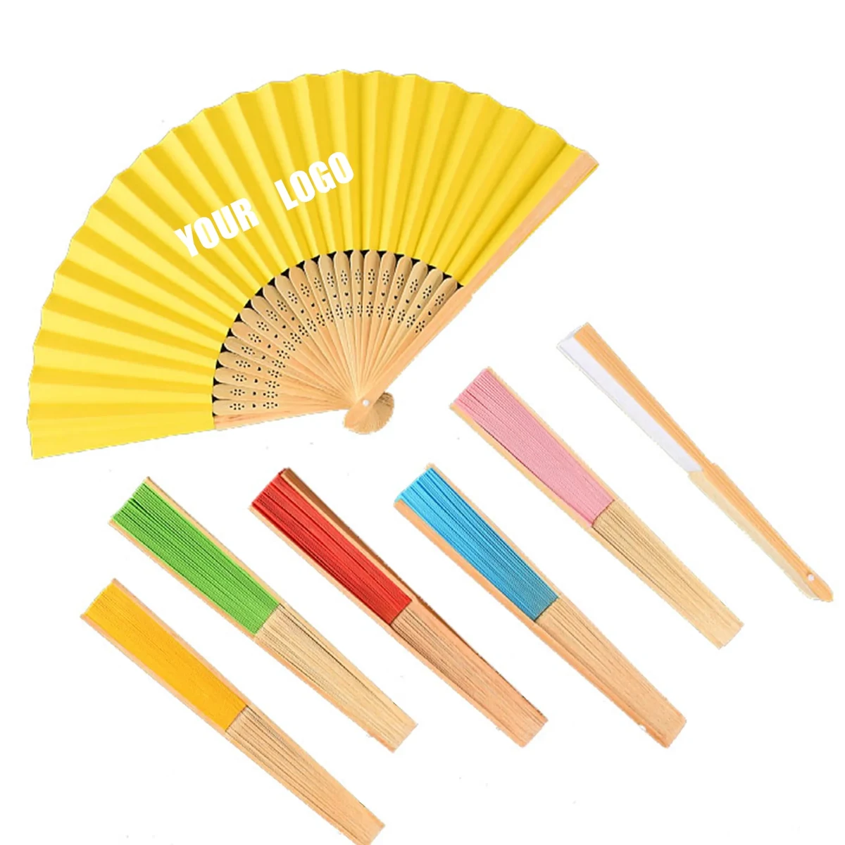 Blank Custom Paper Origami Fan 1