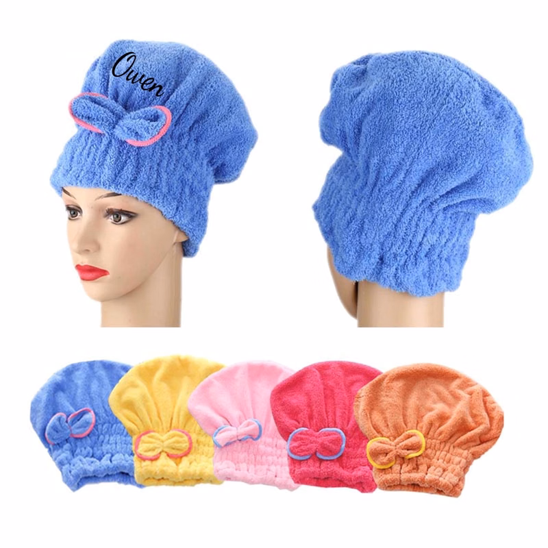 High Density Coral Fleece Drying Cap