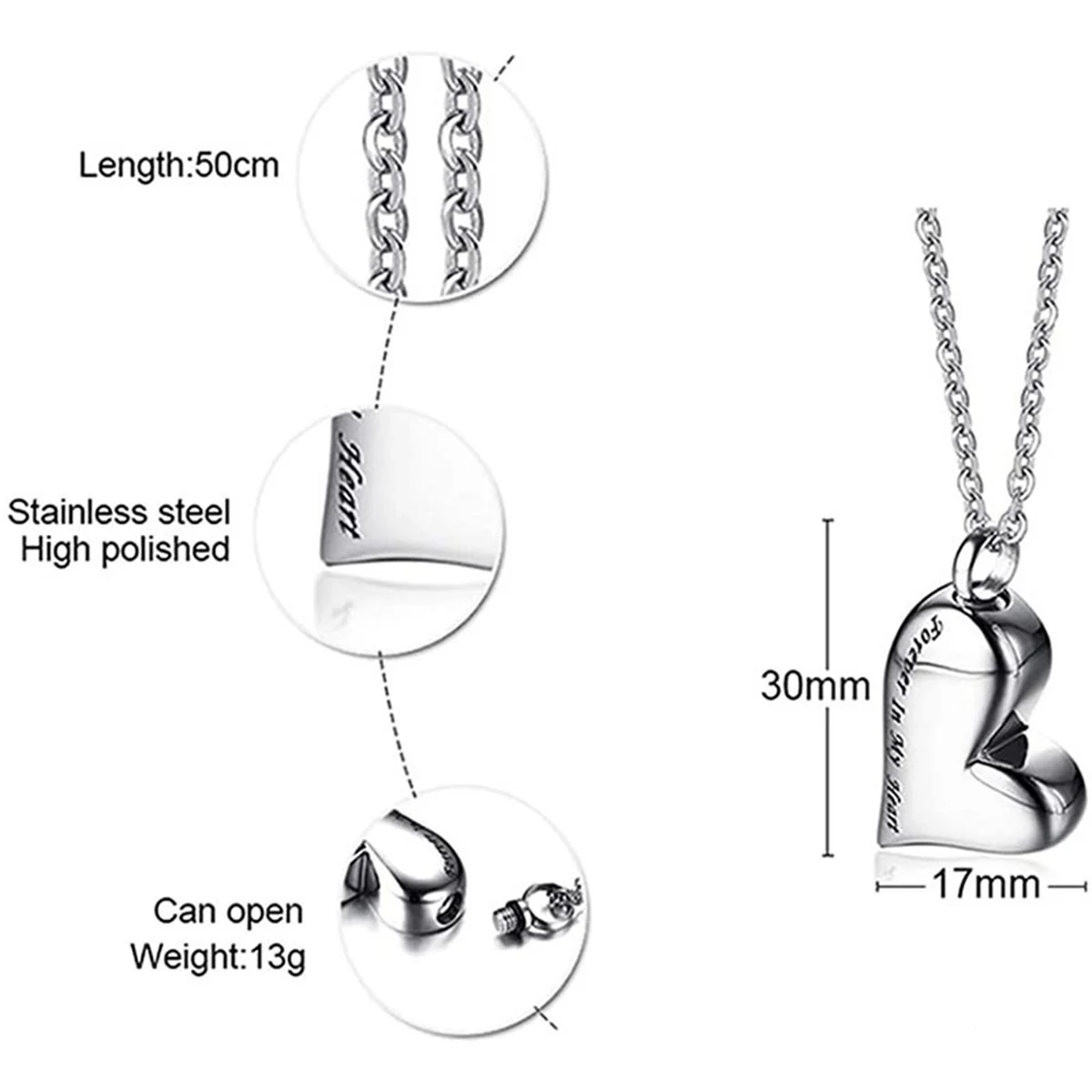 Stainless Locket Necklace 1