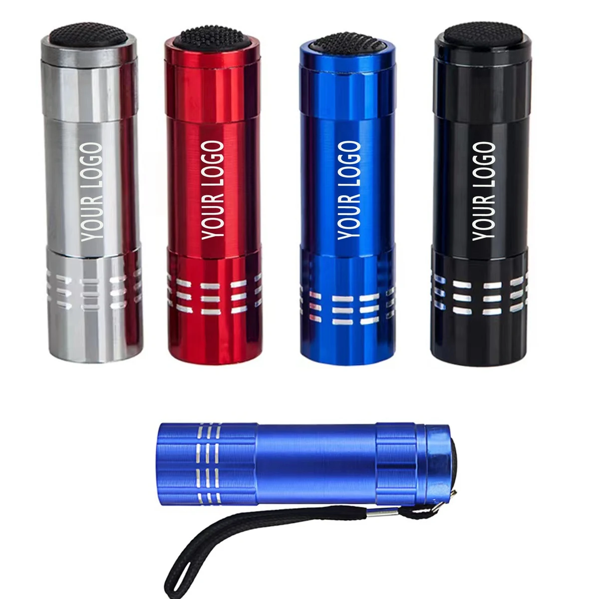 Aluminum Mini LED Flashlight MOQ 100pcs 1
