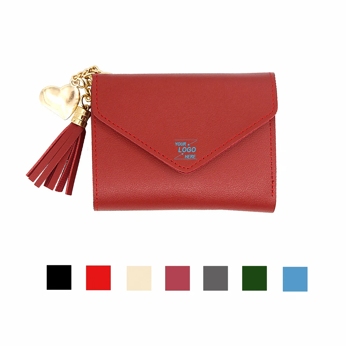 Leather Tassel Pocket Wallet 1