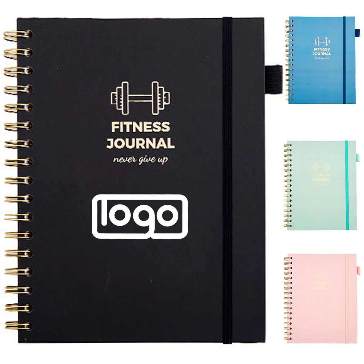 Fitness Journal Spiral Coil Notebook 1