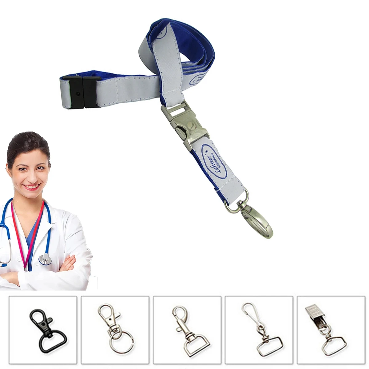 Duluxe Lanyard W/ Safety Breakaway 1