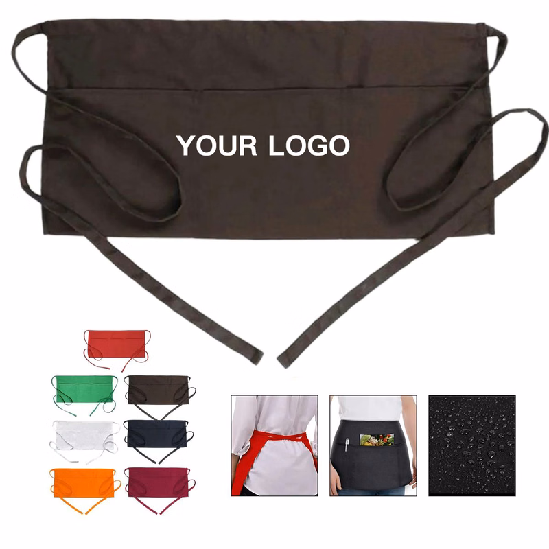 Utility Server Apron with Pocket Organizer