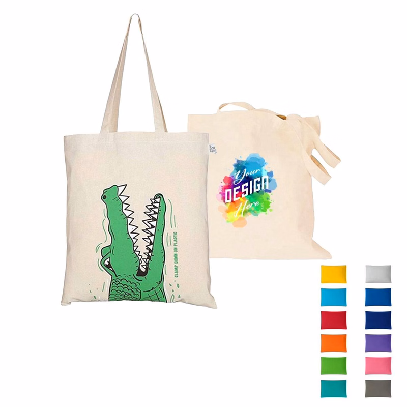 8 oz Cotton Canvas Tote Bag (15" X 16")