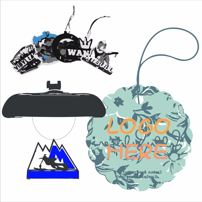 Shape Full Color Paper Car Air Fresheners