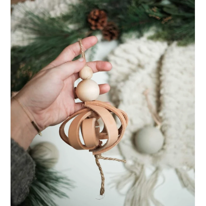 Leather Christmas Ornaments 1