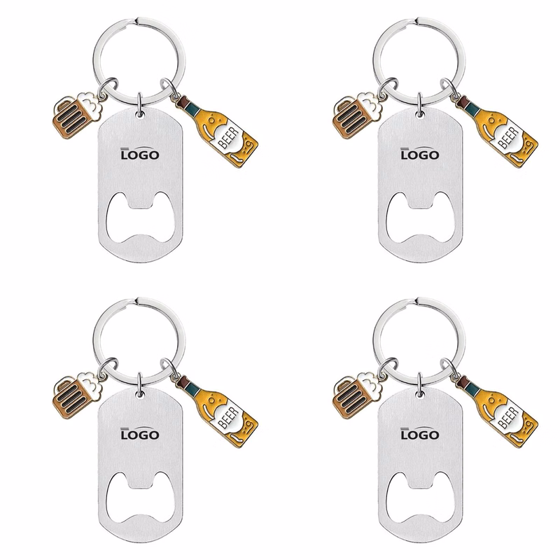 Customized Portable Beer Keychain