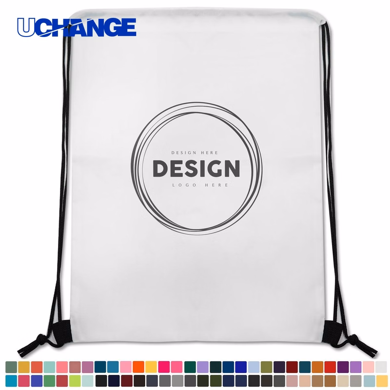 Waterproof Nylon Basketball Drawstring Backpack