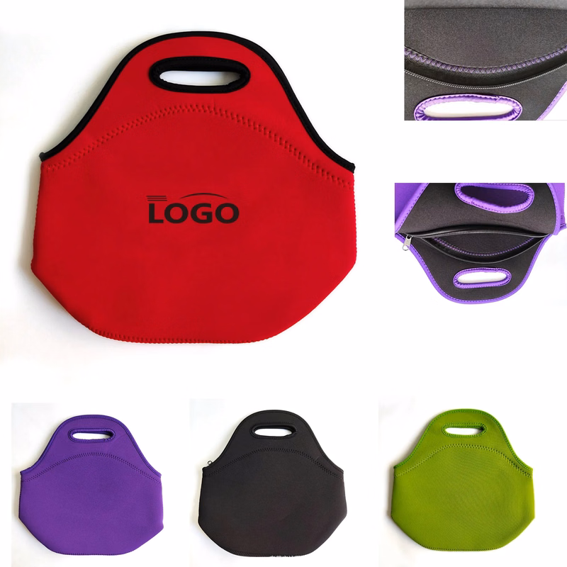Zippered Neoprene Lunch Tote 10pcs