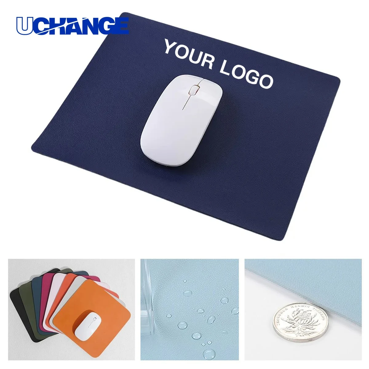Leather Mouse Pad Desk Mat Classic Style 1