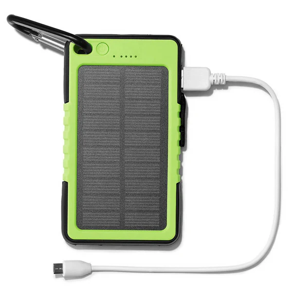 Solar Power Bank 6000mAh W/LED Flashlight 1
