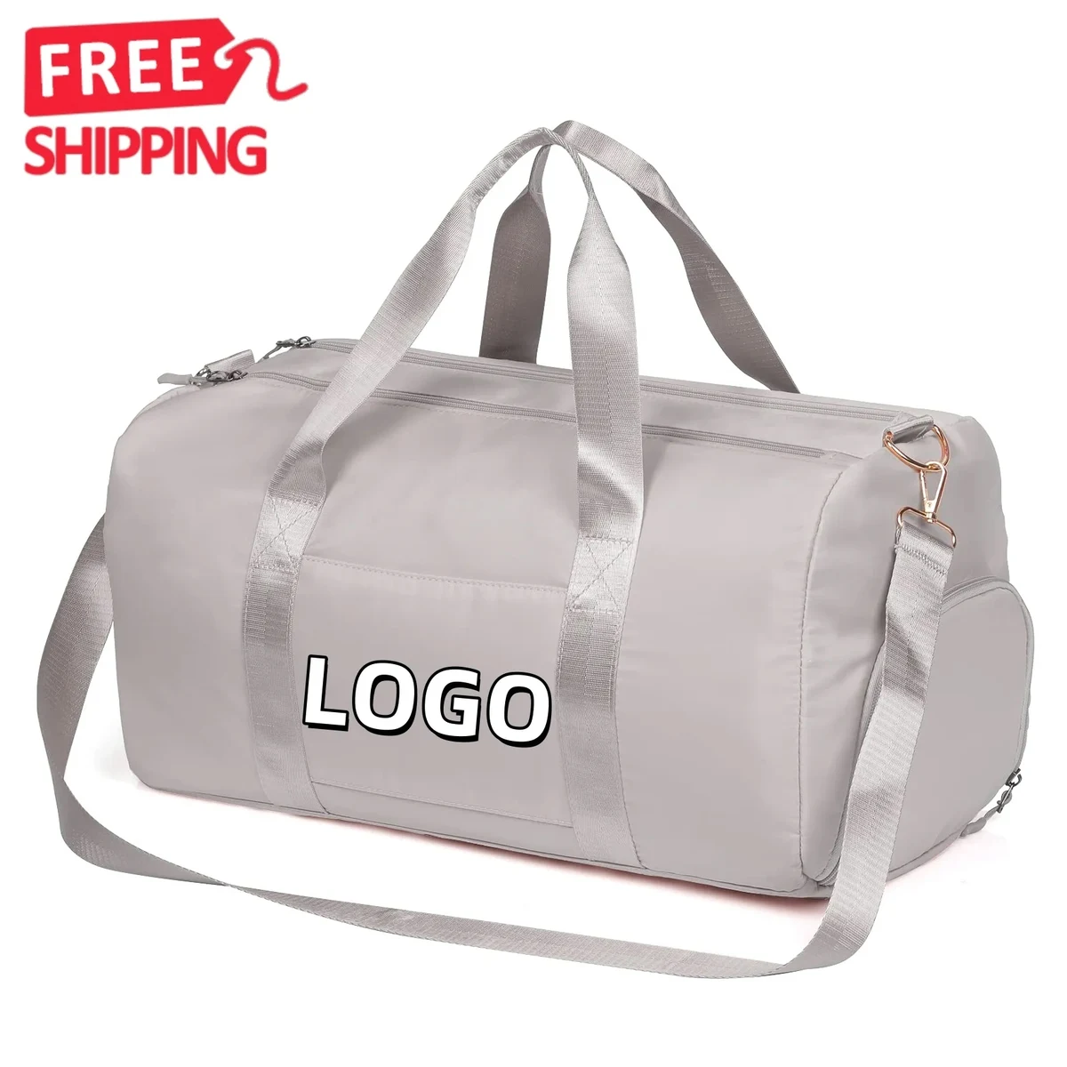 Gym Duffle Bag with Shoe Compartment 1