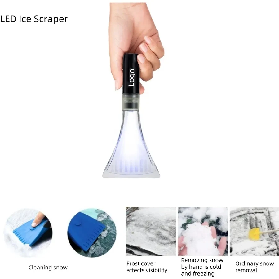 LED Lighted Ice Car Scraper 1