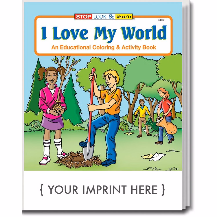COLORING BOOK - I Love My World Coloring & Activity Book