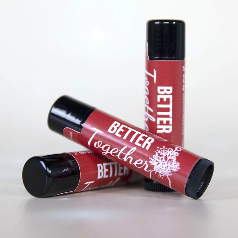 Natural Beeswax Lip Balm - One Imprint Color 1