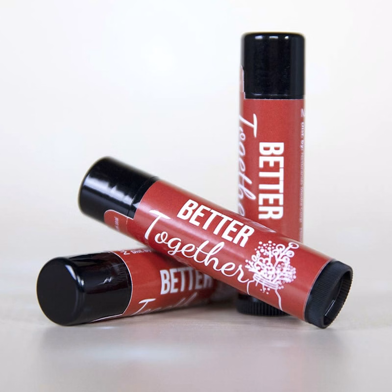 Natural Beeswax Lip Balm - One Imprint Color
