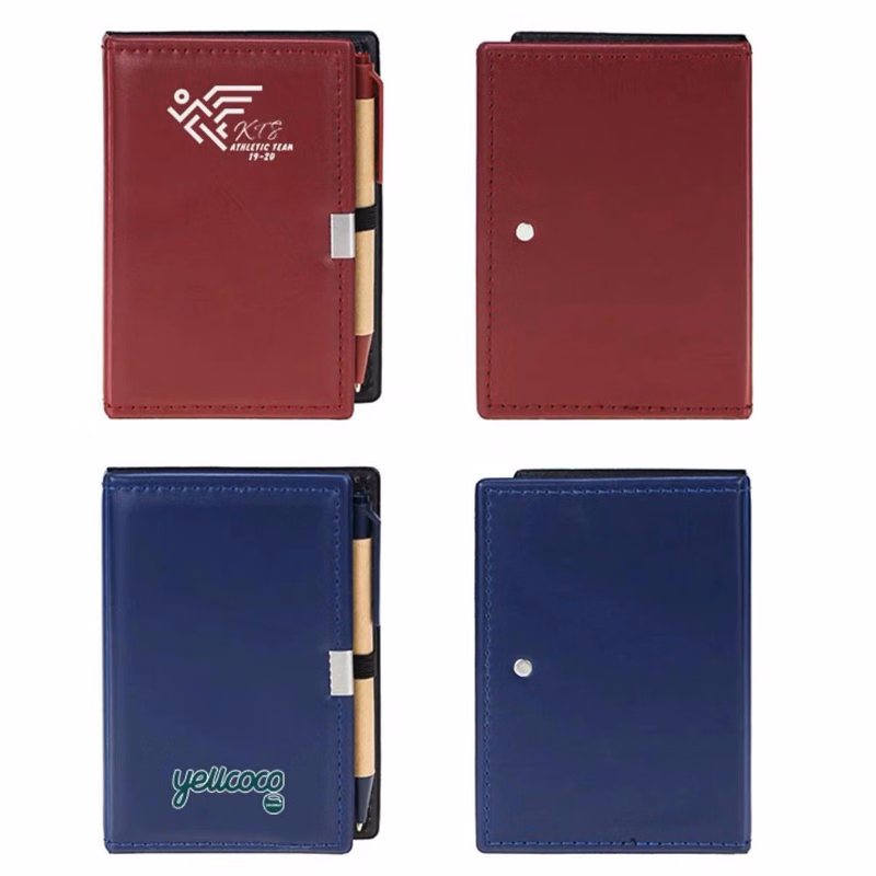 Journal with Pen and Sticky Notes inside