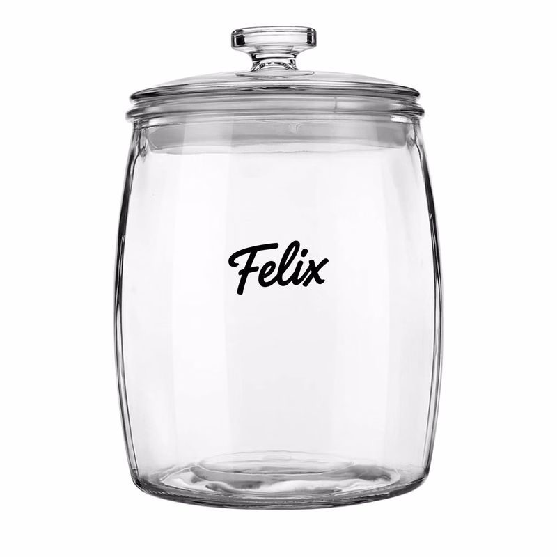 67oz Food Grade Wide Mouth Glass Storage Jar