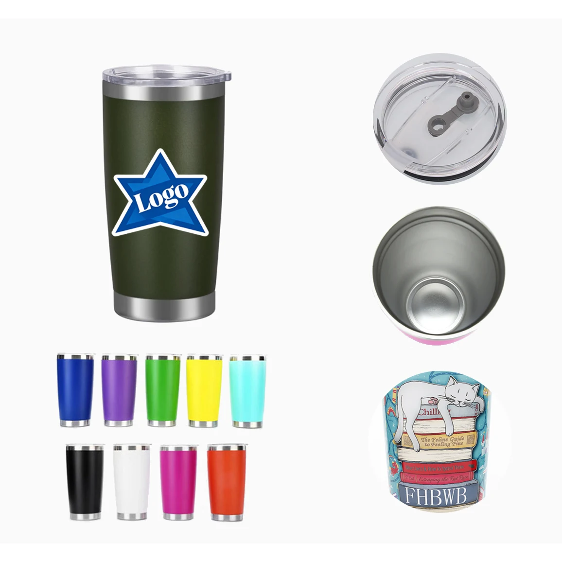 20oz Double-Wall Stainless Steel Mug 1