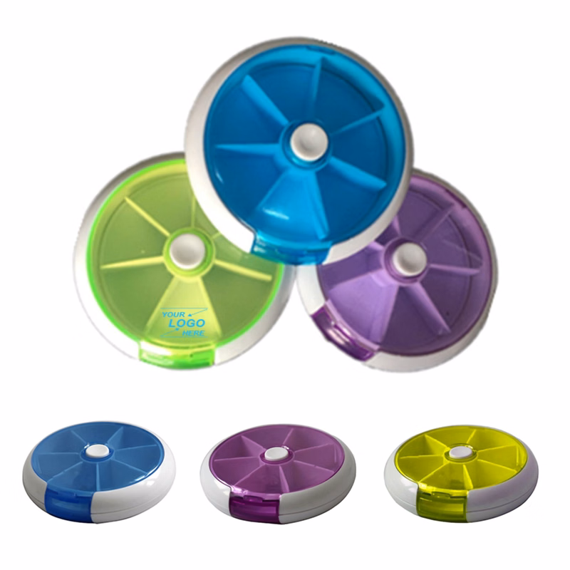 Round 7 Day Pill Box