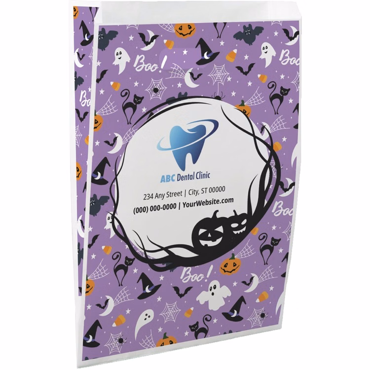Halloween Scatter Design 1 Merchant Paper Bags (9" x 13" x 2.5")