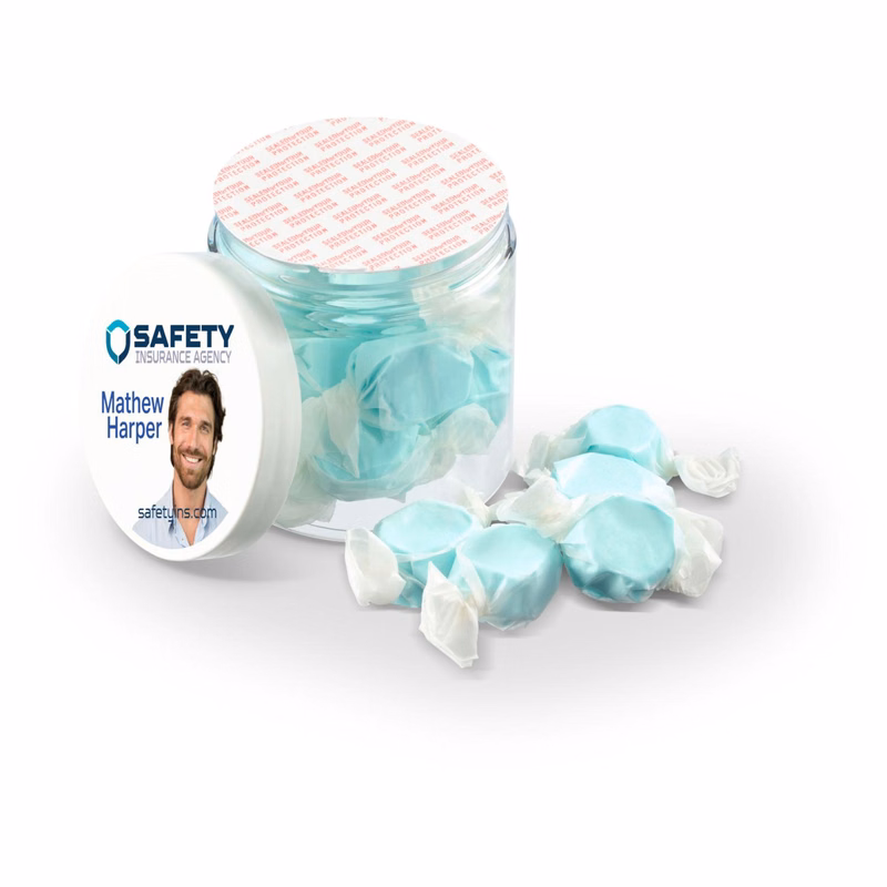 8 oz Jar of Saltwater Taffy
