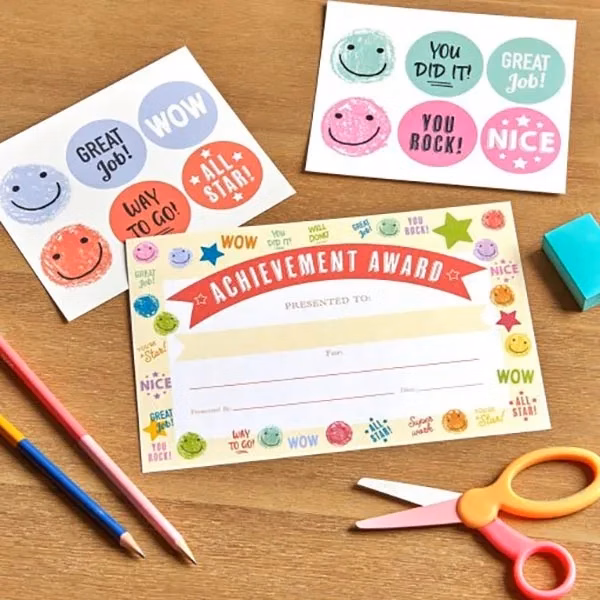 Set of 20 Gartner Studios Smile Achievement Awards