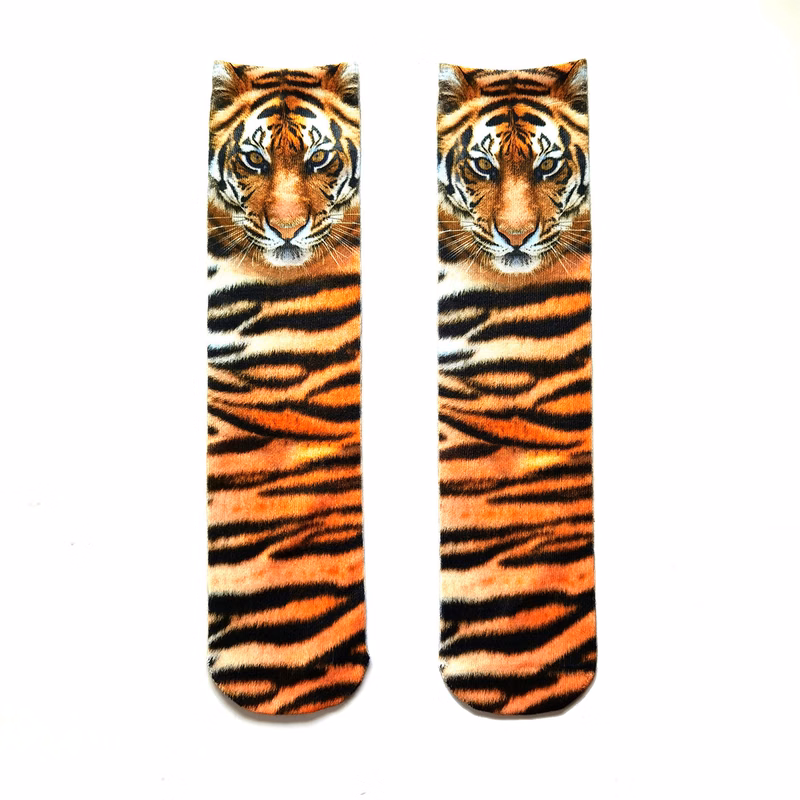 Digitally Printed Faux Socks
