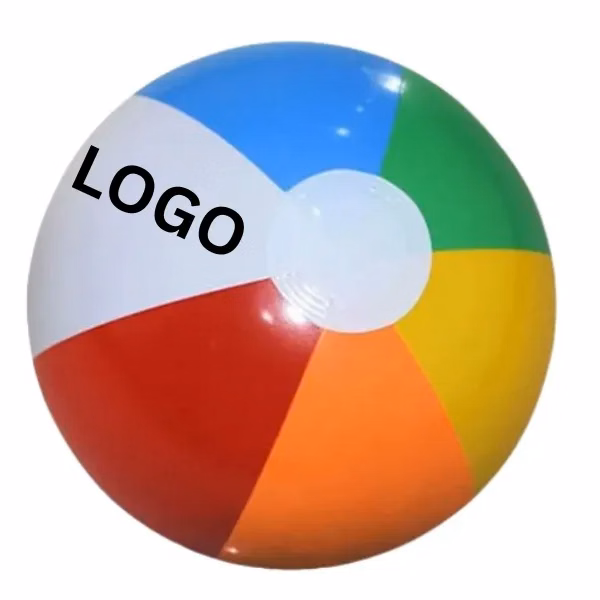 Inflatable Beach Ball with 12-Inch PVC Summer Toy