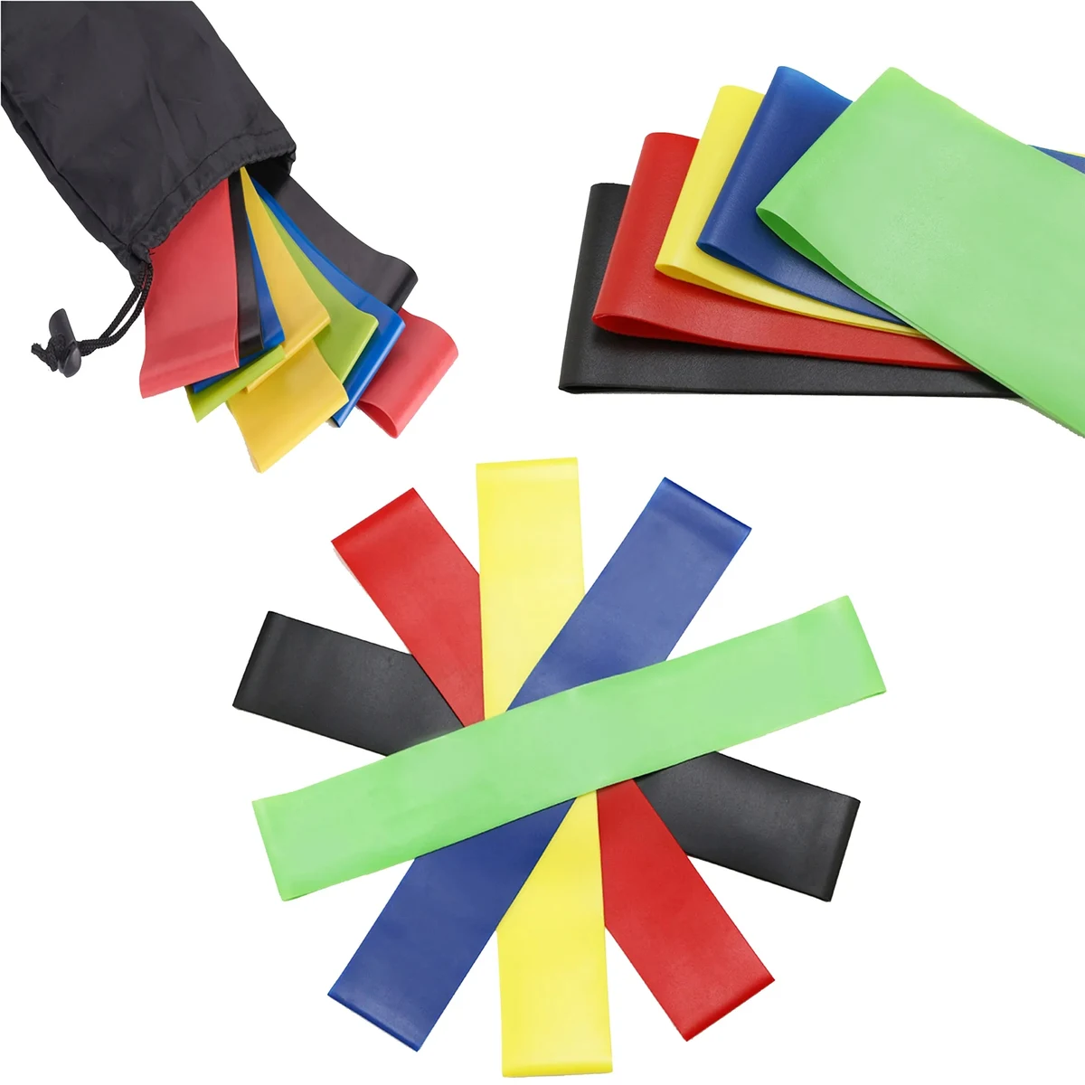 5-in-1 Fitness Resistance Belt MOQ 100PCS 1