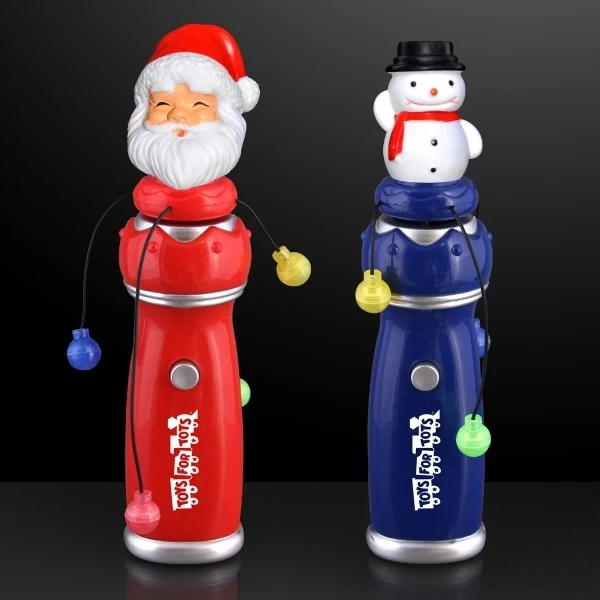 Orbiting LEDs Spinning Christmas Toy Wands 1