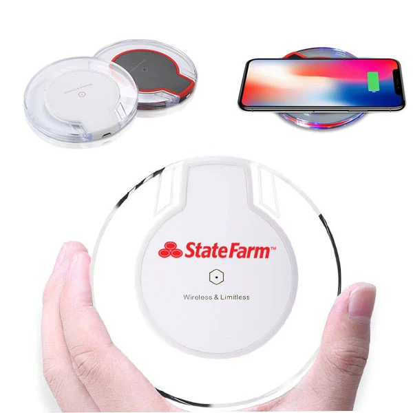 Round Qi Wireless Charging Pad 1