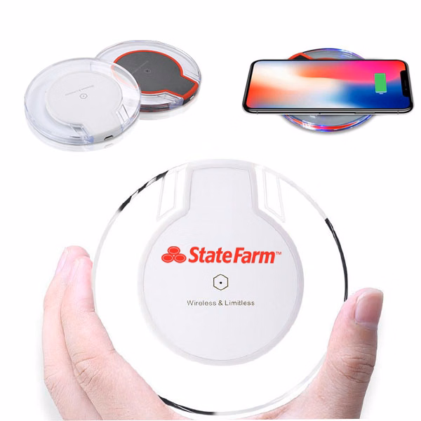 Round Qi Wireless Charging Pad