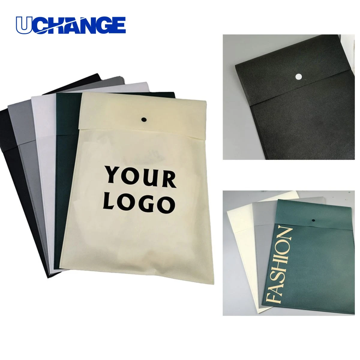 High-Grade Non-Woven Garment Bag Cover with Button for Travel 1