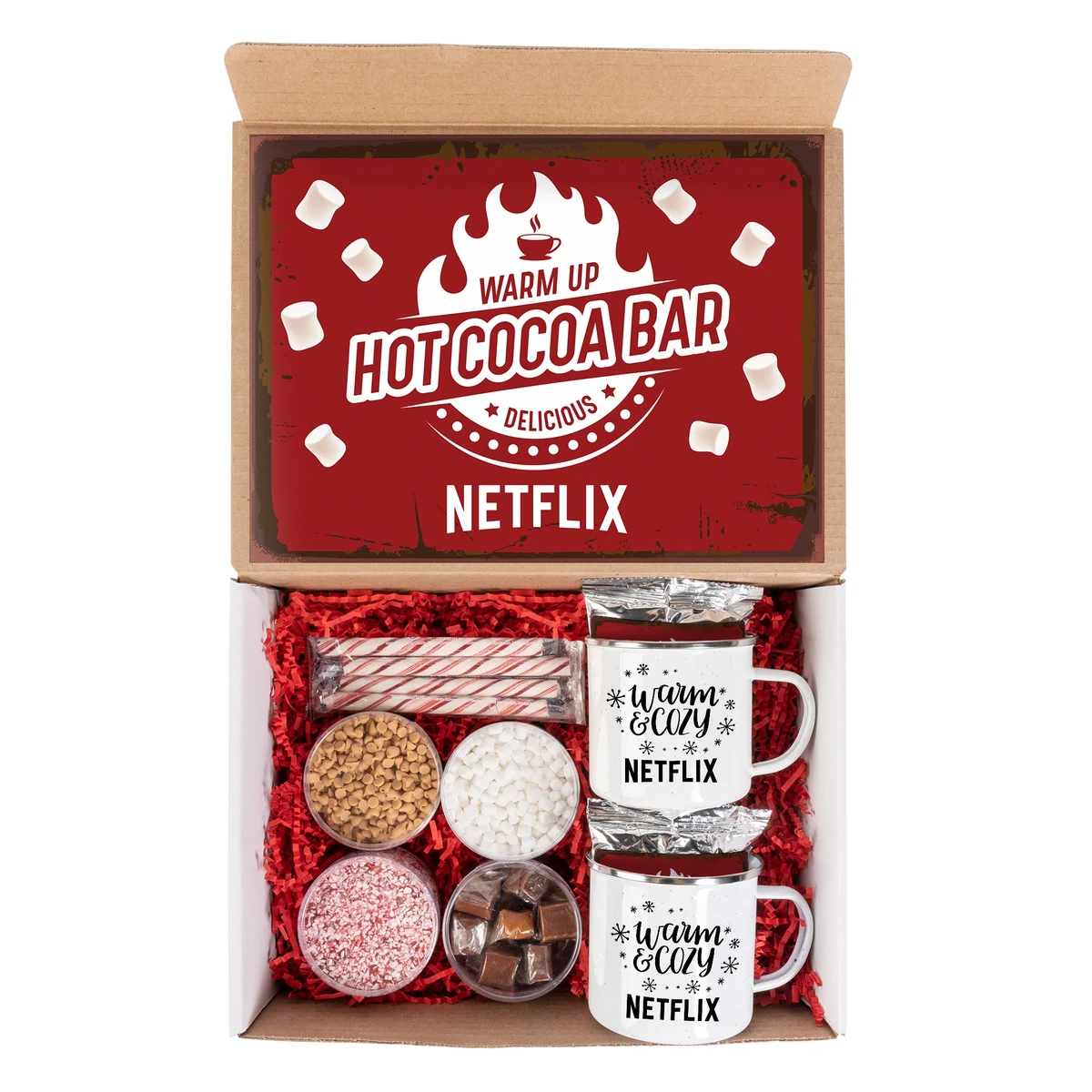 Hot Cocoa Bar Kit with 2 Mugs 1